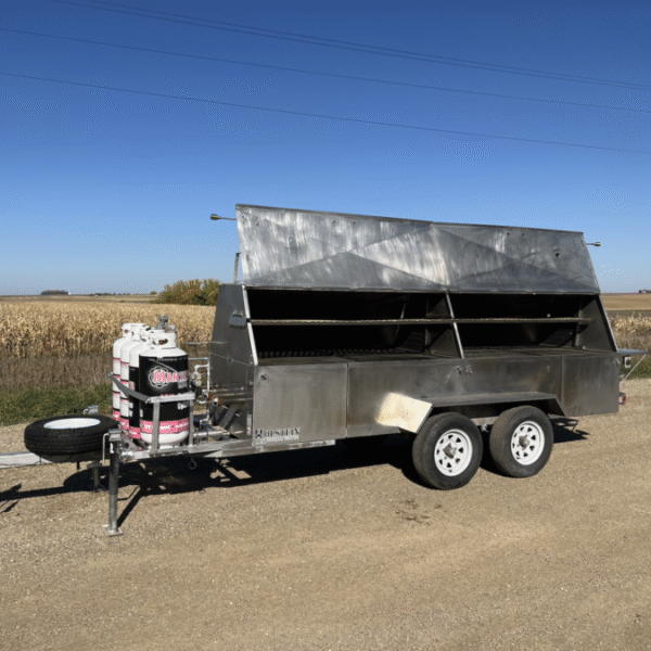 Model 1240CSS Towable Charcoal Grill – Stainless