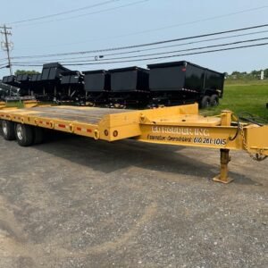 2002 Eager Beaver 8.5X24 Deckover Equipment Trailer – Air Brakes