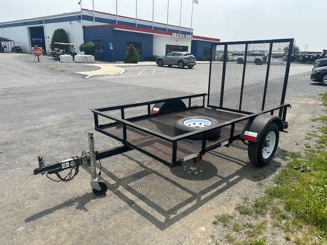 2015 Carry-On 5 x 8 Landscape Utility Trailer – Mesh Floor - Image 5