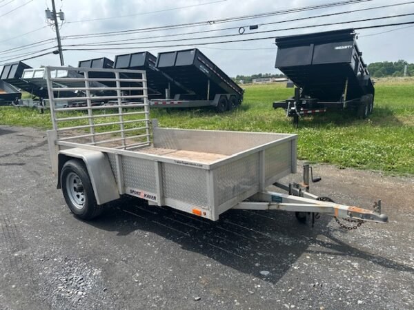 2015 Sport Haven 5×8 Aluminum Utility Trailer – ATP Sides