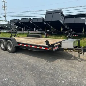 2021 Quality 7 x 18 Low Profile Equipment Trailer