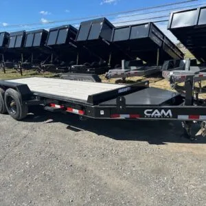 2023 CAM Superline 7 x 18 Gravity Tilt Equipment Trailer – 10K Axles