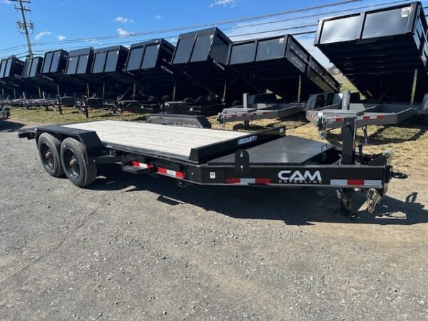 2023 CAM Superline 7 x 18 Gravity Tilt Equipment Trailer – 10K Axles