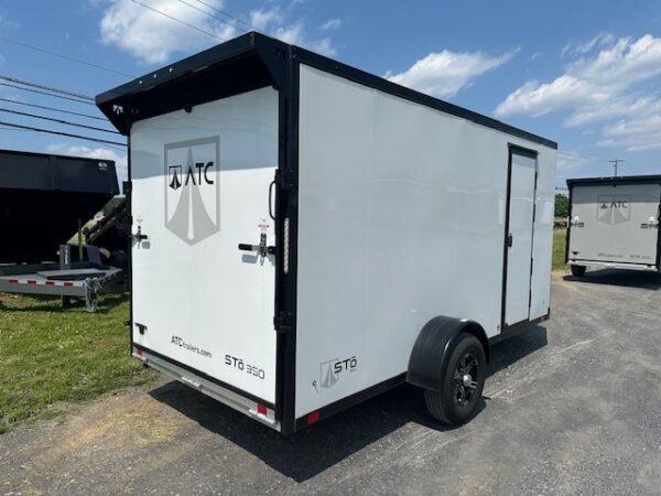 ATC 6.5 x 14 Aluminum Enclosed Cargo Trailer – Rear Spoiler - Image 4
