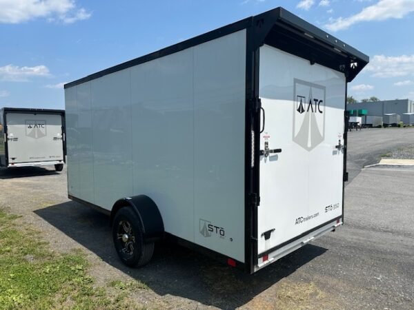 ATC 6.5 x 14 Aluminum Enclosed Cargo Trailer – Rear Spoiler - Image 7