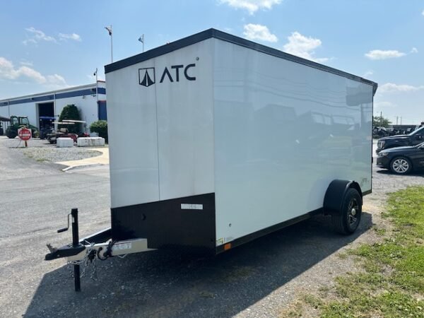 ATC 6.5 x 14 Aluminum Enclosed Cargo Trailer – Rear Spoiler - Image 5