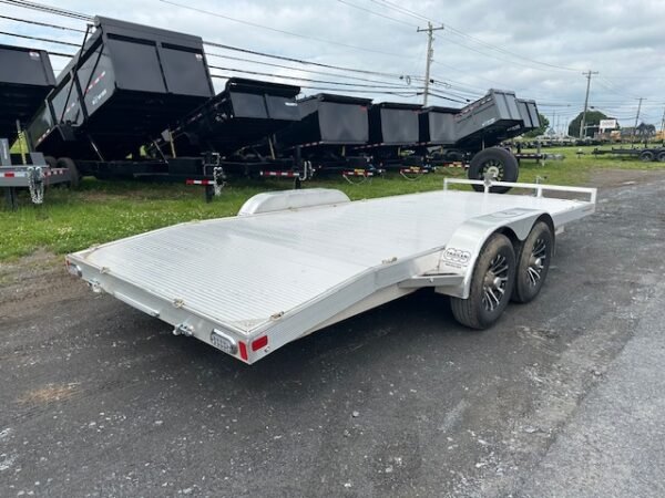 2024 Sport Haven 7×18 Aluminum Car Trailer – 6k Torsion Axles - Image 4