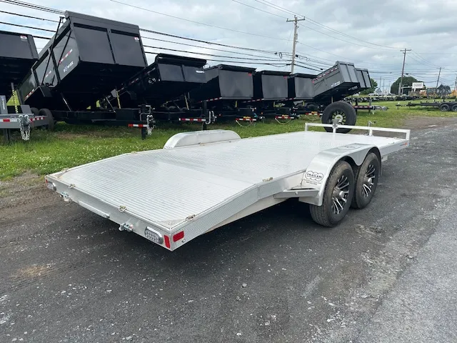 2024 Sport Haven 7×18 Aluminum Car Trailer – 6k Torsion Axles - Image 4