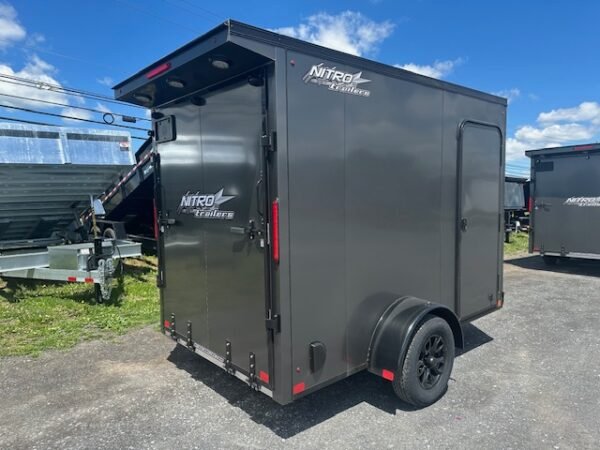 Nitro 6×10 Enclosed Cargo Trailer- Black Trim - Image 4