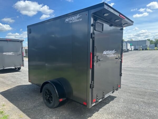 Nitro 6×10 Enclosed Cargo Trailer- Black Trim - Image 7