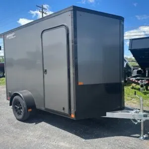 Nitro 6×10 Enclosed Cargo Trailer- Black Trim