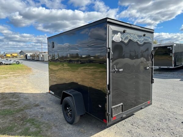 Covered Wagon 6 x 10 Enclosed Trailer – Ramp Door – Blackout - Image 4