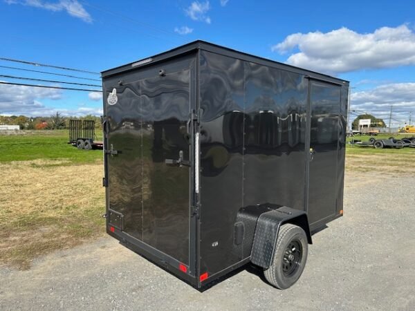 Covered Wagon 6 x 10 Enclosed Trailer – Ramp Door – Blackout - Image 7