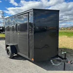 Covered Wagon 6 x 10 Enclosed Trailer – Ramp Door – Blackout
