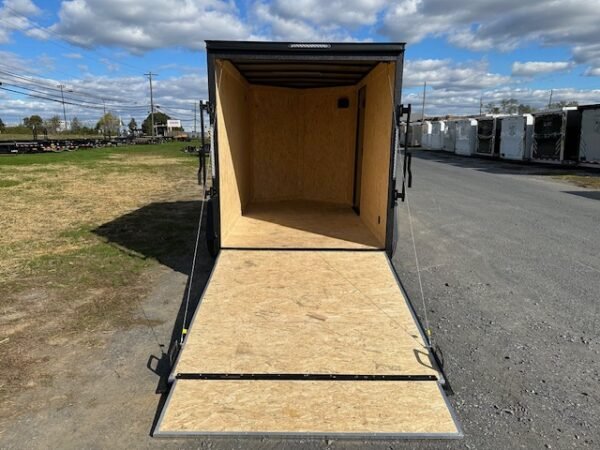 Covered Wagon 6 x 10 Enclosed Trailer – Ramp Door – Blackout - Image 3