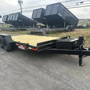 Premier 7 x 16 Equipment Trailer – Power Tilt