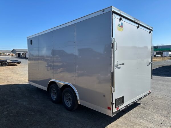 Covered Wagon 8.5 x 16 Enclosed Car Trailer – 6″ Added Height - Image 7