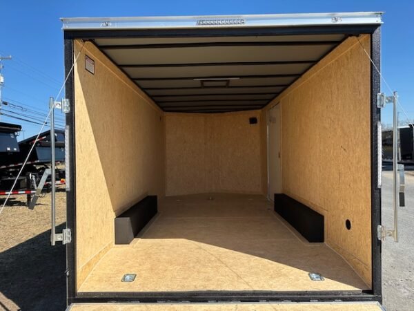 Covered Wagon 8.5 x 16 Enclosed Car Trailer – 6″ Added Height - Image 6