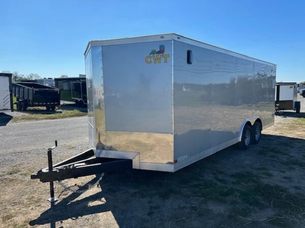 Covered Wagon 8.5 x 20 Enclosed Car Trailer – Ramp Door - Image 5