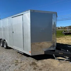 Covered Wagon 8.5 x 20 Enclosed Car Trailer – Ramp Door