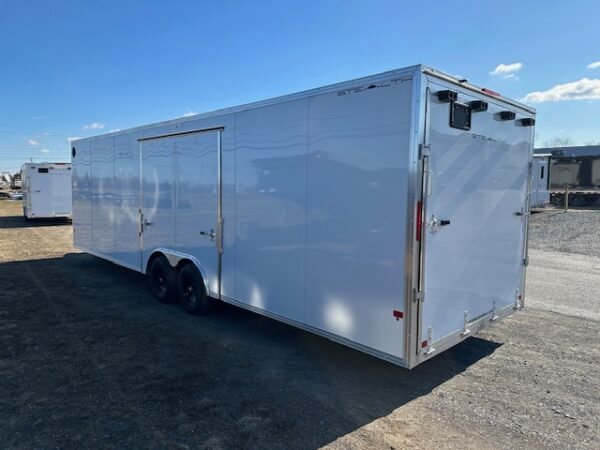 Cargo Pro 8.5 x 28 Aluminum V-Nose Enclosed Car Trailer – XLT - Image 7