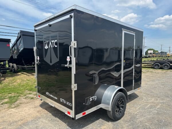 ATC 6 x 10 Aluminum Enclosed Cargo Trailer – Electric Brakes - Image 4