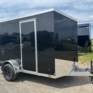 ATC 6 x 10 Aluminum Enclosed Cargo Trailer – Electric Brakes