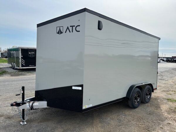 ATC 7.5 x 14 Aluminum Enclosed Cargo Trailer – Black Trim - Image 5