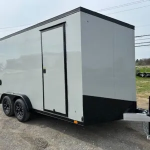 ATC 7.5 x 14 Aluminum Enclosed Cargo Trailer – Black Trim