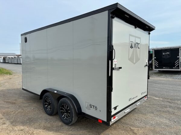 ATC 7.5 x 14 Aluminum Enclosed Cargo Trailer – Black Trim - Image 7