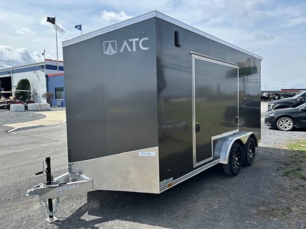 ATC 7.5 x 14 Aluminum Enclosed Cargo Trailer – UTV Door - Image 5