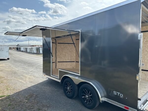ATC 7.5 x 14 Aluminum Enclosed Cargo Trailer – UTV Door - Image 10