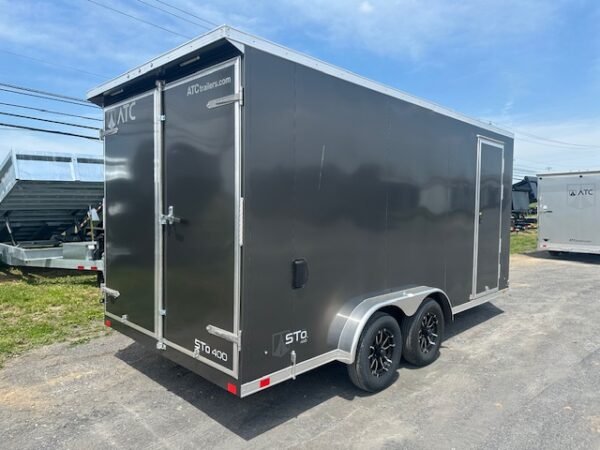 ATC 7.5 x 16 Aluminum Enclosed Cargo Trailer – Barn Doors - Image 4