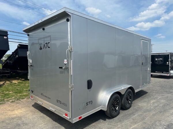 ATC 7.5 x 16 Aluminum Enclosed Cargo Trailer – UTV Door - Image 4