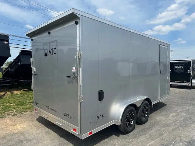 ATC 7.5 x 16 Aluminum Enclosed Cargo Trailer – UTV Door - Image 4