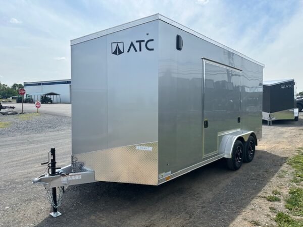 ATC 7.5 x 16 Aluminum Enclosed Cargo Trailer – UTV Door - Image 5