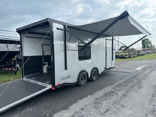 ATC 8.5 x 20 Aluminum Enclosed Car Trailer – Awning & AC - Image 8