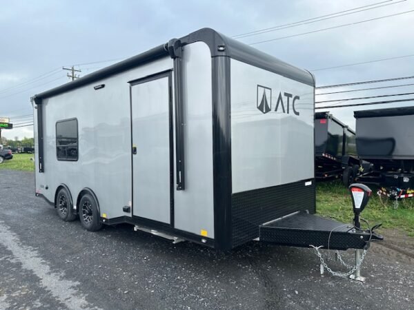 ATC 8.5 x 20 Aluminum Enclosed Car Trailer – Awning & AC