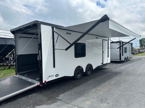 ATC 8.5 x 24 Aluminum Enclosed Car Trailer – Awning & AC - Image 8
