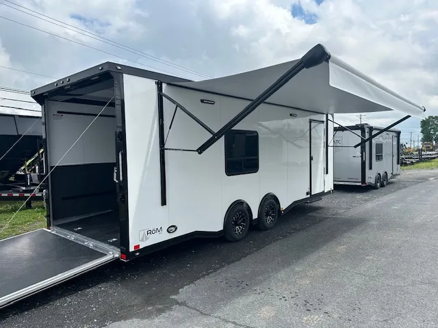 ATC 8.5 x 24 Aluminum Enclosed Car Trailer – Awning & AC - Image 8