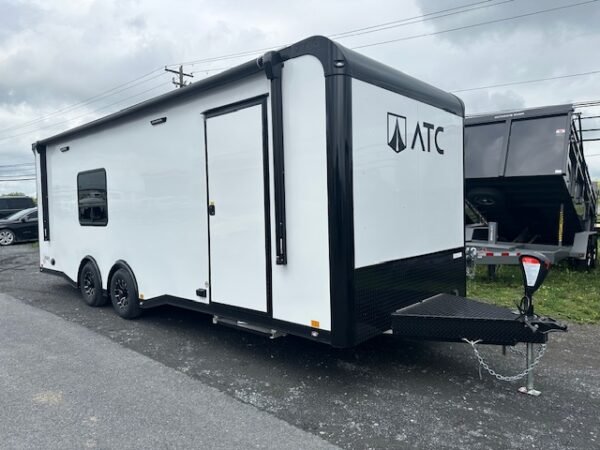 ATC 8.5 x 24 Aluminum Enclosed Car Trailer – Awning & AC