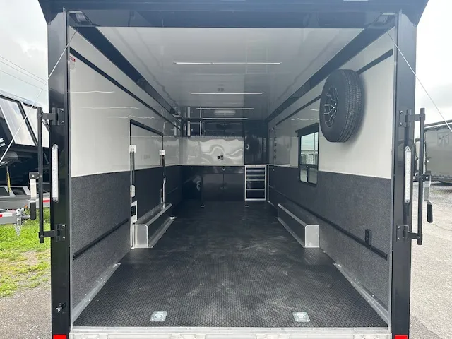 ATC 8.5 x 24 Aluminum Enclosed Car Trailer – Awning & AC - Image 6