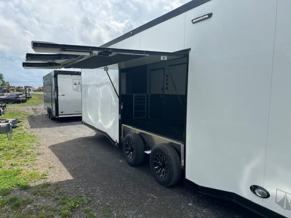 ATC 8.5 x 24 Aluminum Enclosed Car Trailer – Awning & AC - Image 10