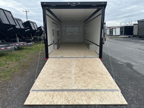 ATC 8.5 x 24 Aluminum Enclosed Car Trailer – Black Trim - Image 3