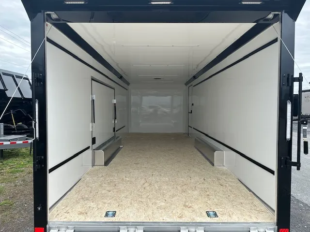 ATC 8.5 x 24 Aluminum Enclosed Car Trailer – Black Trim - Image 6