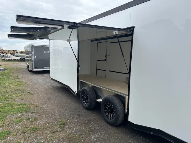 ATC 8.5 x 24 Aluminum Enclosed Car Trailer – Black Trim - Image 8