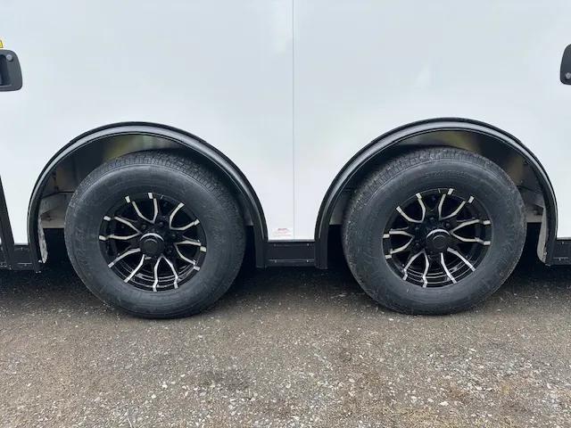 ATC 8.5 x 24 Aluminum Enclosed Car Trailer – Black Trim - Image 9