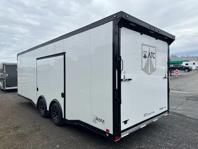 ATC 8.5 x 24 Aluminum Enclosed Car Trailer – Black Trim - Image 7