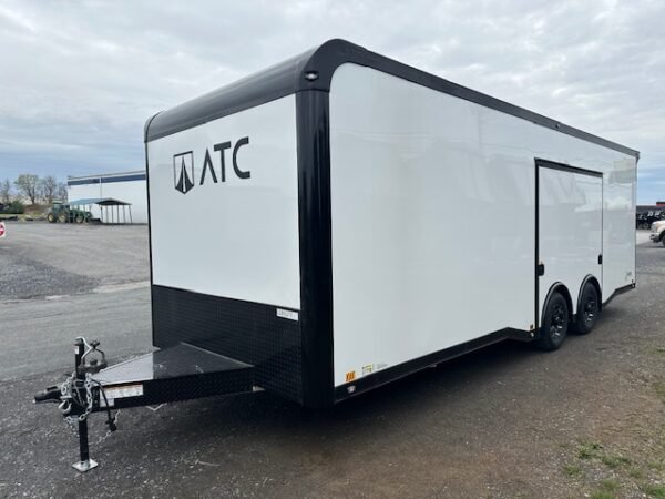 ATC 8.5 x 24 Aluminum Enclosed Car Trailer – Black Trim - Image 5