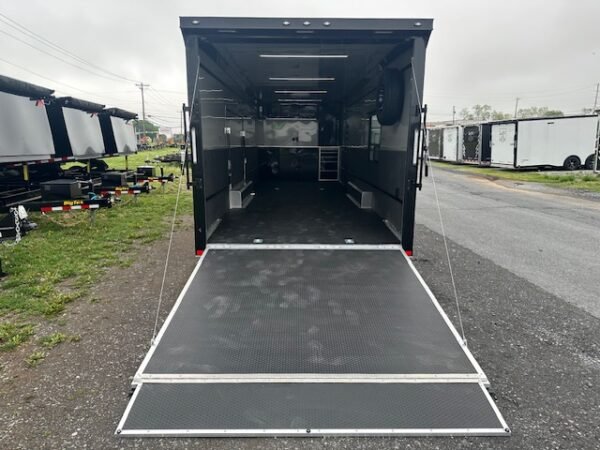 ATC 8.5 x 28 Aluminum Enclosed Car Trailer – Awning & AC - Image 3